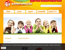 Tablet Screenshot of darky-hracky.cz